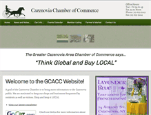 Tablet Screenshot of cazenoviachamber.com